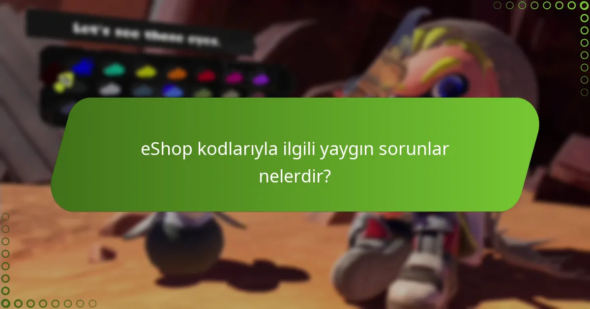 Splatoon 3’te eShop kodlarını nasıl kullanabilirim?
