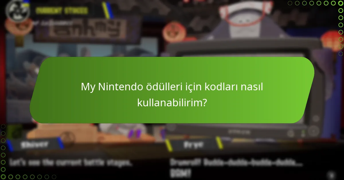 Splatoon 3’te My Nintendo ödüllerini nasıl talep edebilirim?