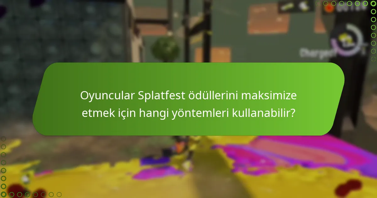 Splatfest etkinlikleri sırasında ödüller nasıl dağıtılır?
