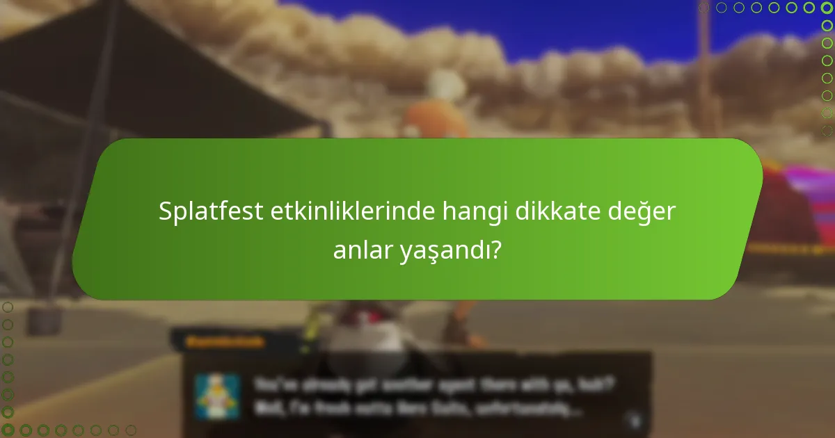 Geçmiş Splatfest etkinlikleri birbirleriyle nasıl karşılaştırılır?