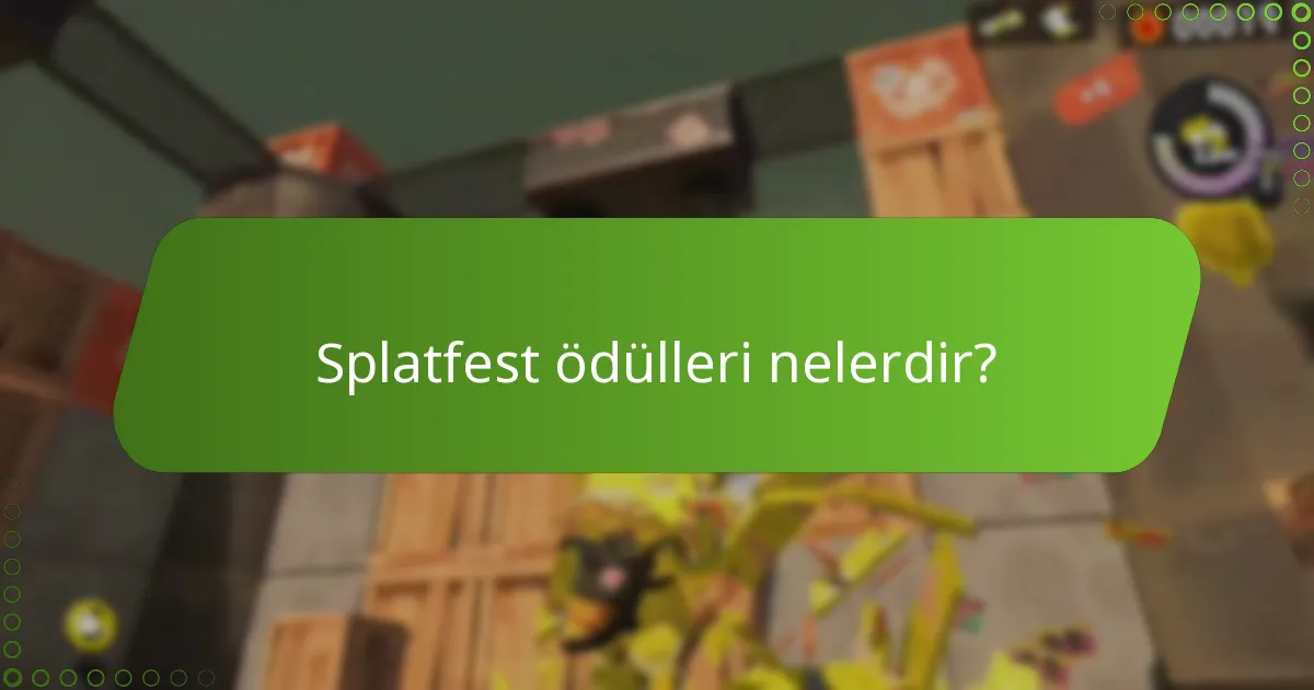 Splatfest ödüllerinin dağıtımı nasıl belirlenir?