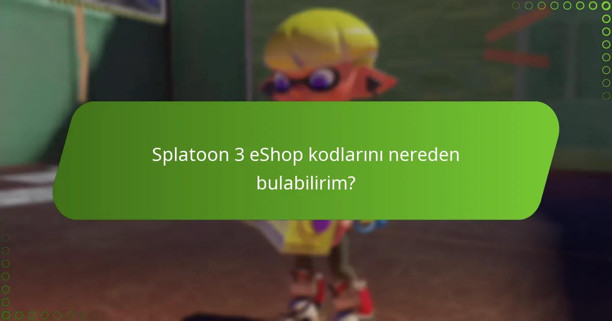 Splatoon 3 eShop kodlarını takip etmenin faydaları nelerdir?
