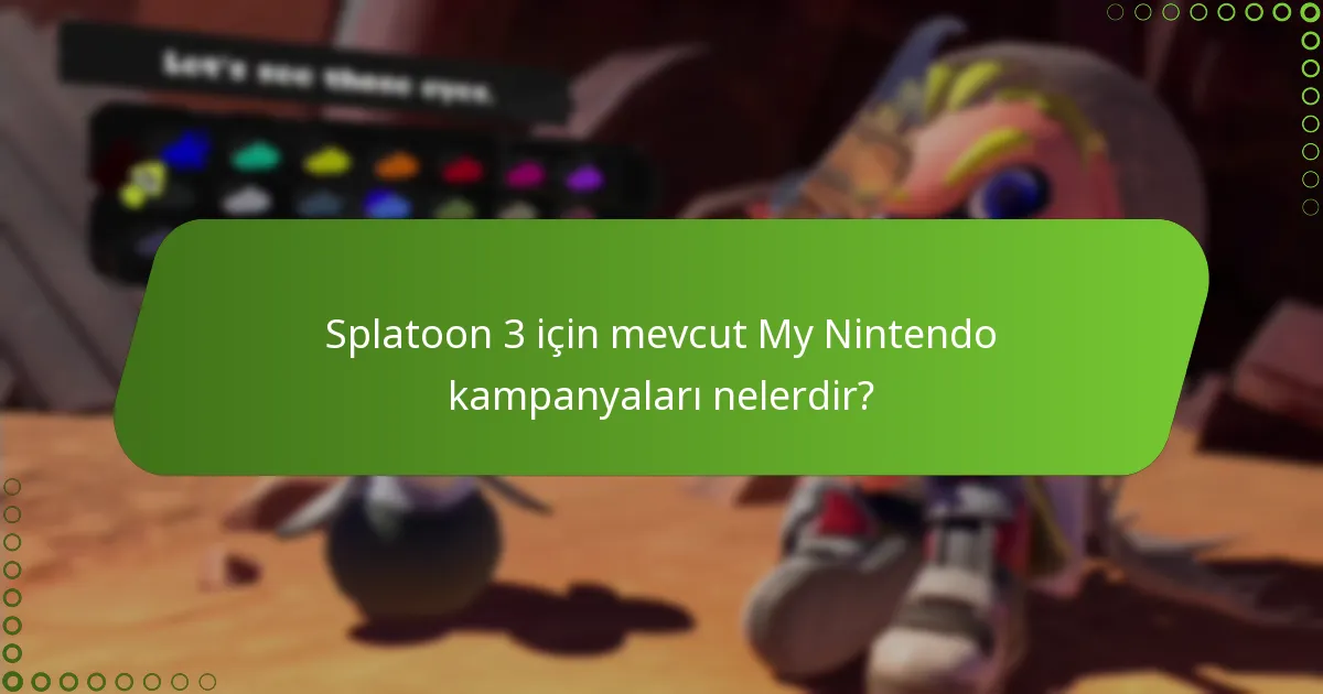 Splatoon 3 kampanyaları, diğer My Nintendo teklifleriyle nasıl karşılaştırılır?
