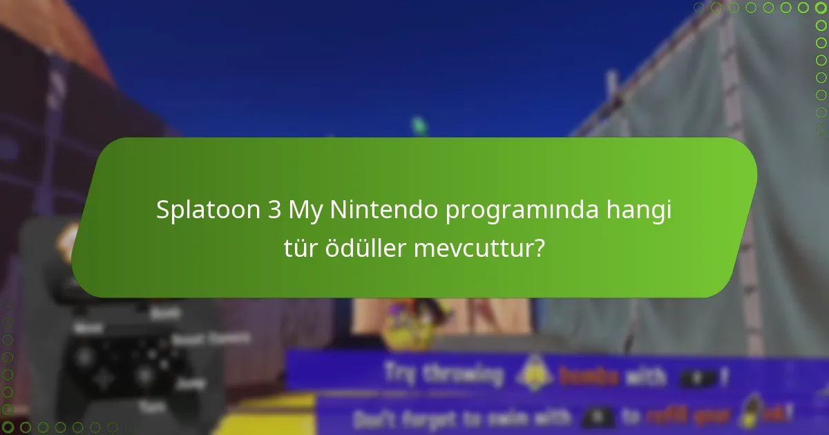Splatoon 3’te My Nintendo ödüllerini nasıl talep edebilirim?
